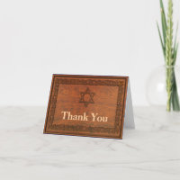 Carved Wood Star Of David