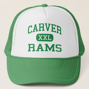 Carver - Rams - High - New Orleans Louisiana Trucker Hat