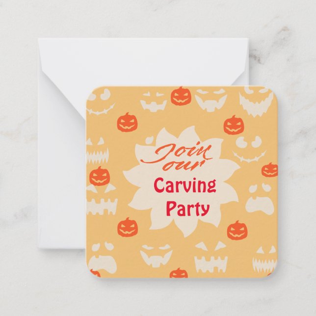 Carving Party : Card (Front)