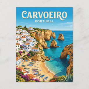Carvoeiro Portugal Postcard