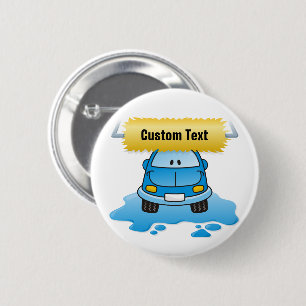 Carwash 6 Cm Round Badge