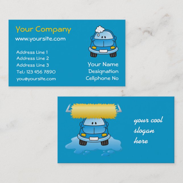 Carwash Business Card (Front/Back)