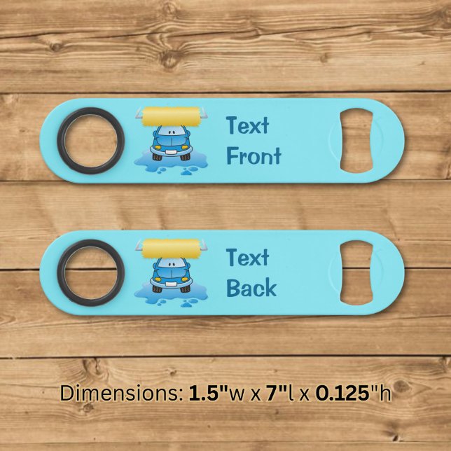 Carwash cartoon speed bottle opener (Creator Uploaded)