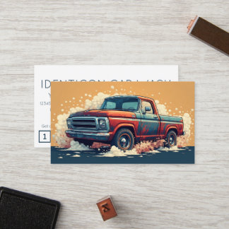 CARWASH customer loyalty punch card