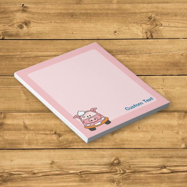 Carwash Pig Cartoon Notepad (Creator Uploaded)