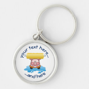 Carwash Pig Key Ring
