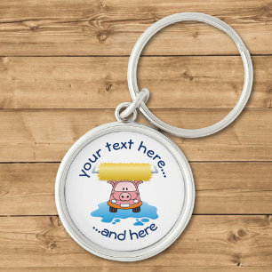 Carwash Pig Key Ring