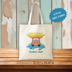 Carwash Pig Tote Bag
