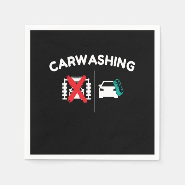 Carwashing Car Care Cars Tuning Tuner Napkin (Front)