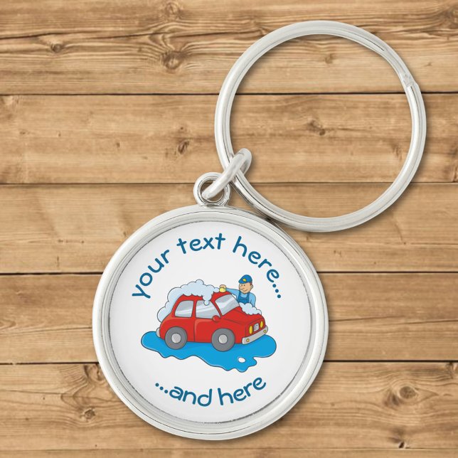 Carwashing Man Key Ring (Creator Uploaded)