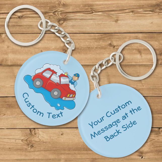 Carwashing Man Keychain (Creator Uploaded)