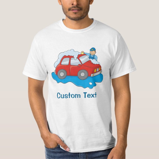 Carwashing Man T-Shirt (Front)