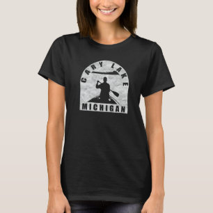 Cary Lake Canoeing Michigan T-Shirt