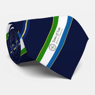 Cary (North Carolina) city flag Neck Tie