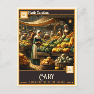 Cary, North Carolina Vintage Postcard