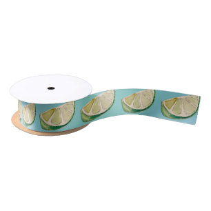 Cary's watercolor Lime Satin Ribbon