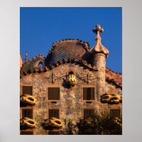 Casa Batilo, Gaudi Architecture, Barcelona,