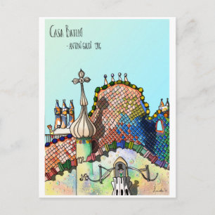 Casa Batlló Postcard