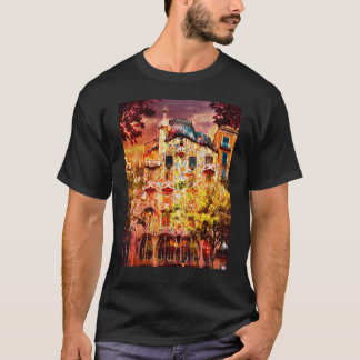 Casa Battlo Barcelona Spain T-Shirt