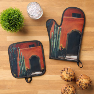 Casa en Mexico Oven Mitt & Pot Holder Set