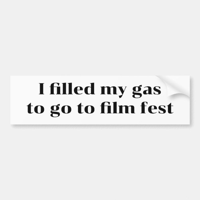 Casa Film Bumper Sticker! Sticker (Front)
