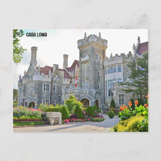 CASA LOMA, TORONTO, CANADA POSTCARD (Front)