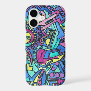 Casa Mia-Hand Painted Abstract Geometric Art