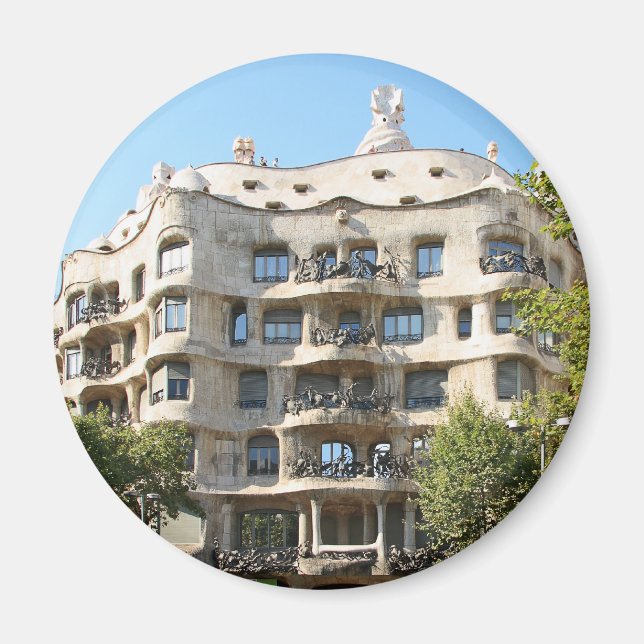 Casa Mila La Pedrera Magnet (Front)
