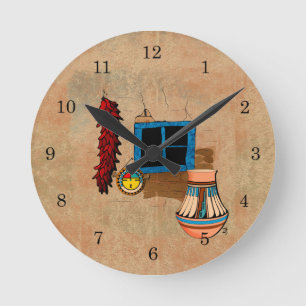 Casa Vieja Round Clock