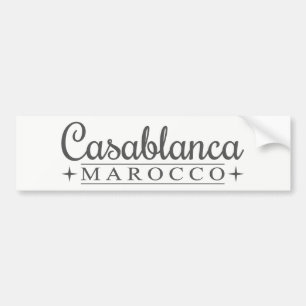Casablanca bumpersticker bumper sticker