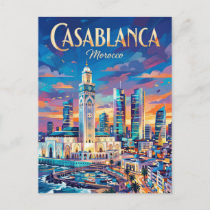 Casablanca Finance City Morocco Postcard