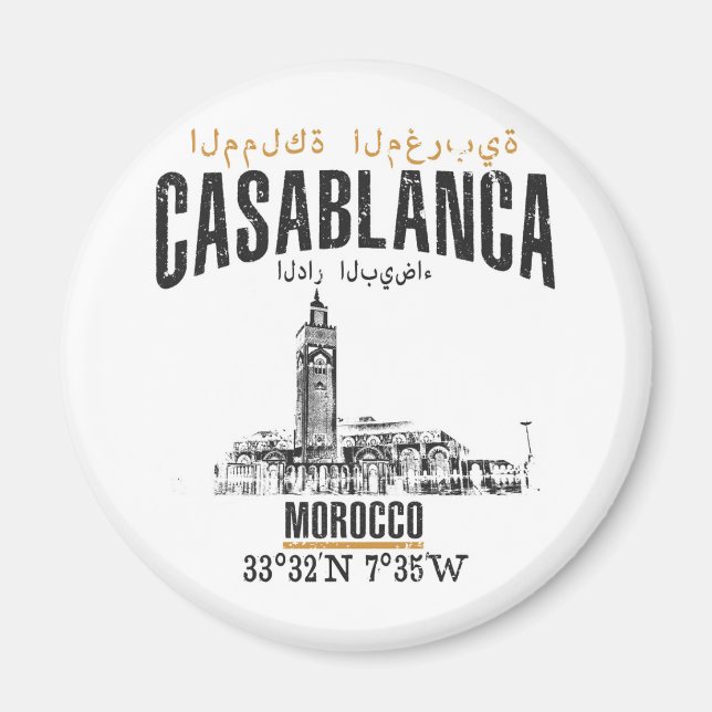Casablanca Magnet (Front)