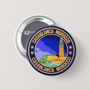 Casablanca Morocco 6 Cm Round Badge