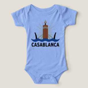 Casablanca Morocco Baby Bodysuit, Travel Design