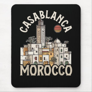 casablanca morocco mouse pad