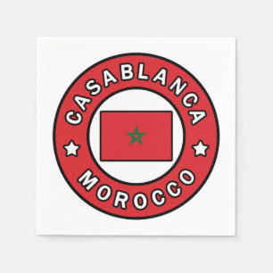 Casablanca Morocco Napkin