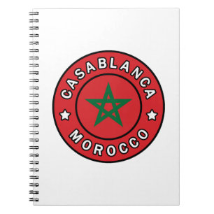Casablanca Morocco Notebook