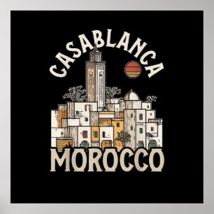 casablanca morocco  poster