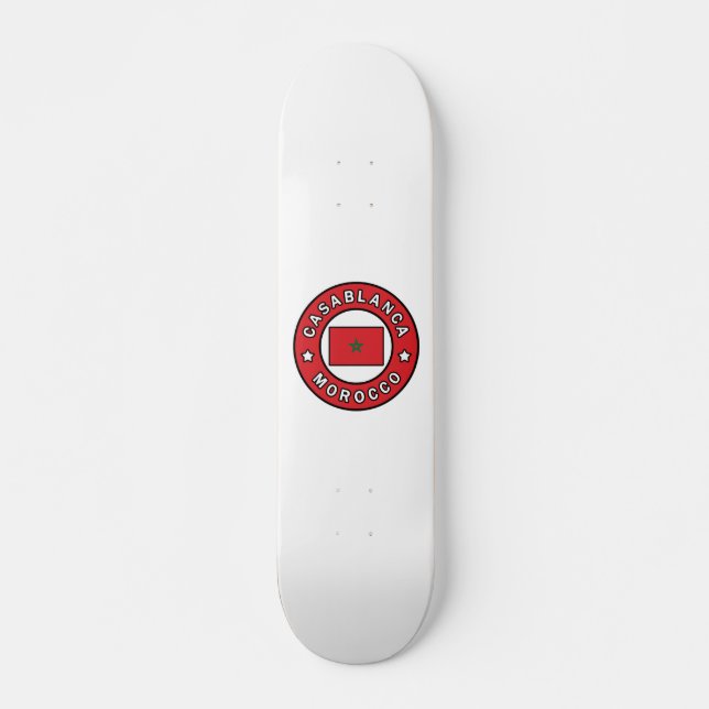 Casablanca Morocco Skateboard (Front)