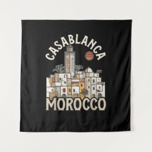 casablanca morocco  tapestry