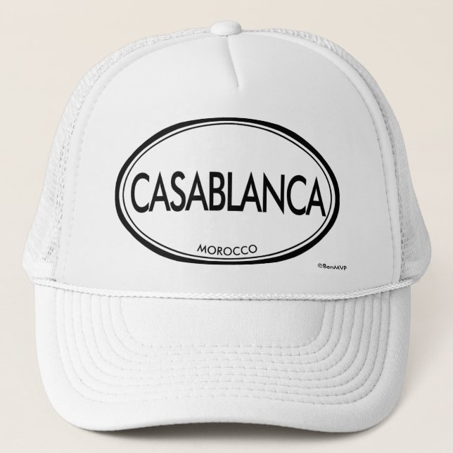 Casablanca, Morocco Trucker Hat (Front)