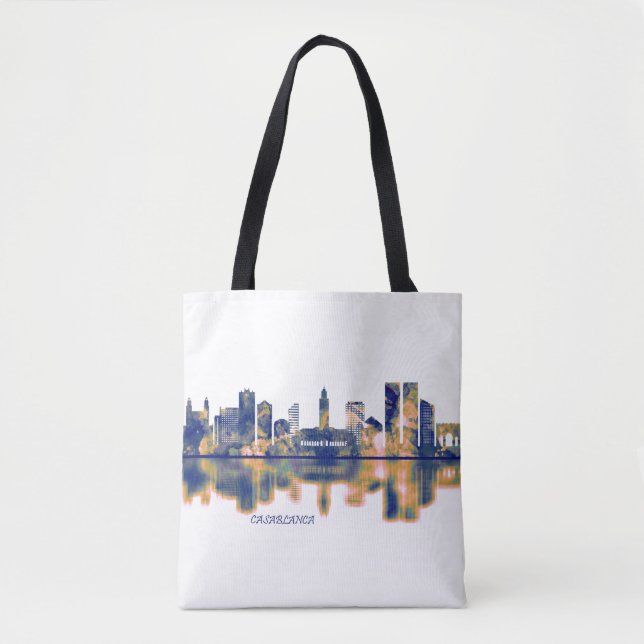 Casablanca Skyline Tote Bag (Front)