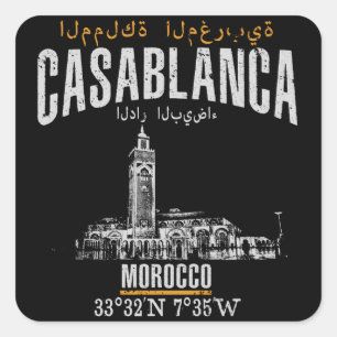 Casablanca Square Sticker