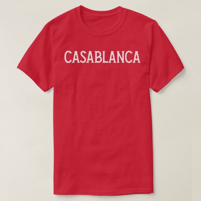 CASABLANCA T-Shirt (Design Front)