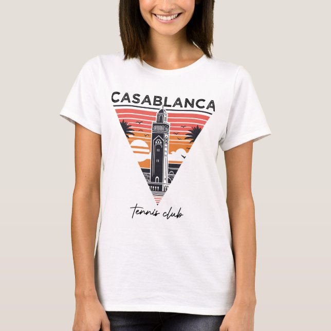casablanca tennis club Vintage T-Shirt (Front)