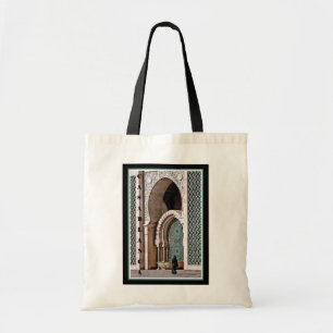Casablanca--Woman at Mosque Tote Bag