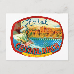 CasablancaHotel Postcard
