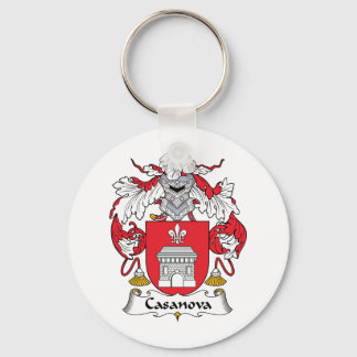 Casanova Family Crest Key Ring