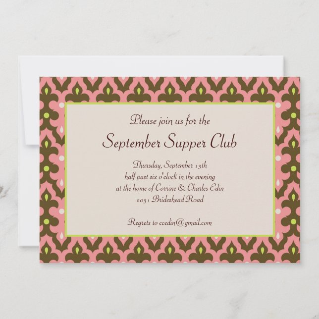 Casbah Invitation (Front)