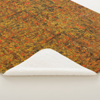 Casca de árvore virtual, com tons de living coral sherpa blanket